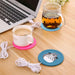 USB Warmer Gadget Cartoon Silicone thin Cup-Pad Coffee Tea Drink Tray Pad