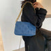 Women Shoulder Bags Denim Quality Thick Metal Chain Shoulder Purses & Handbags