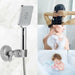 Universal Adjustable Hand Shower Holder Suction Cup Shower Rail Head Holder