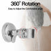 Universal Adjustable Hand Shower Holder Suction Cup Shower Rail Head Holder