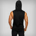 Men's Bodybuilding Hooded Tank Top Cotton Sleeveless Vest Fitness Sportswear