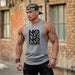 Men's Bodybuilding Hooded Tank Top Cotton Sleeveless Vest Fitness Sportswear