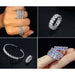 Fashion Luxury Multicolor Charm AAA Cubic Zirconia Wedding Rings Women Jewelry