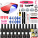 Manicure Nail Set 120W UV LED Lamp Dryer Electric Nail Drill 18/12 PCS Nail Gel Polish Kit