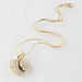 Luxury Gold Romantic Crystal Heart Shape Chain Pendant Necklace Earrings Jewelry Set