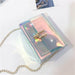 Women Laser Transparent Bags Cross-Body Shoulder PVC Waterproof Handbags