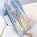Women Laser Transparent Bags Cross-Body Shoulder PVC Waterproof Handbags