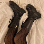 All Season Luxury Brand Design Mid-Calf Boots Women Cool High Platform Shoes