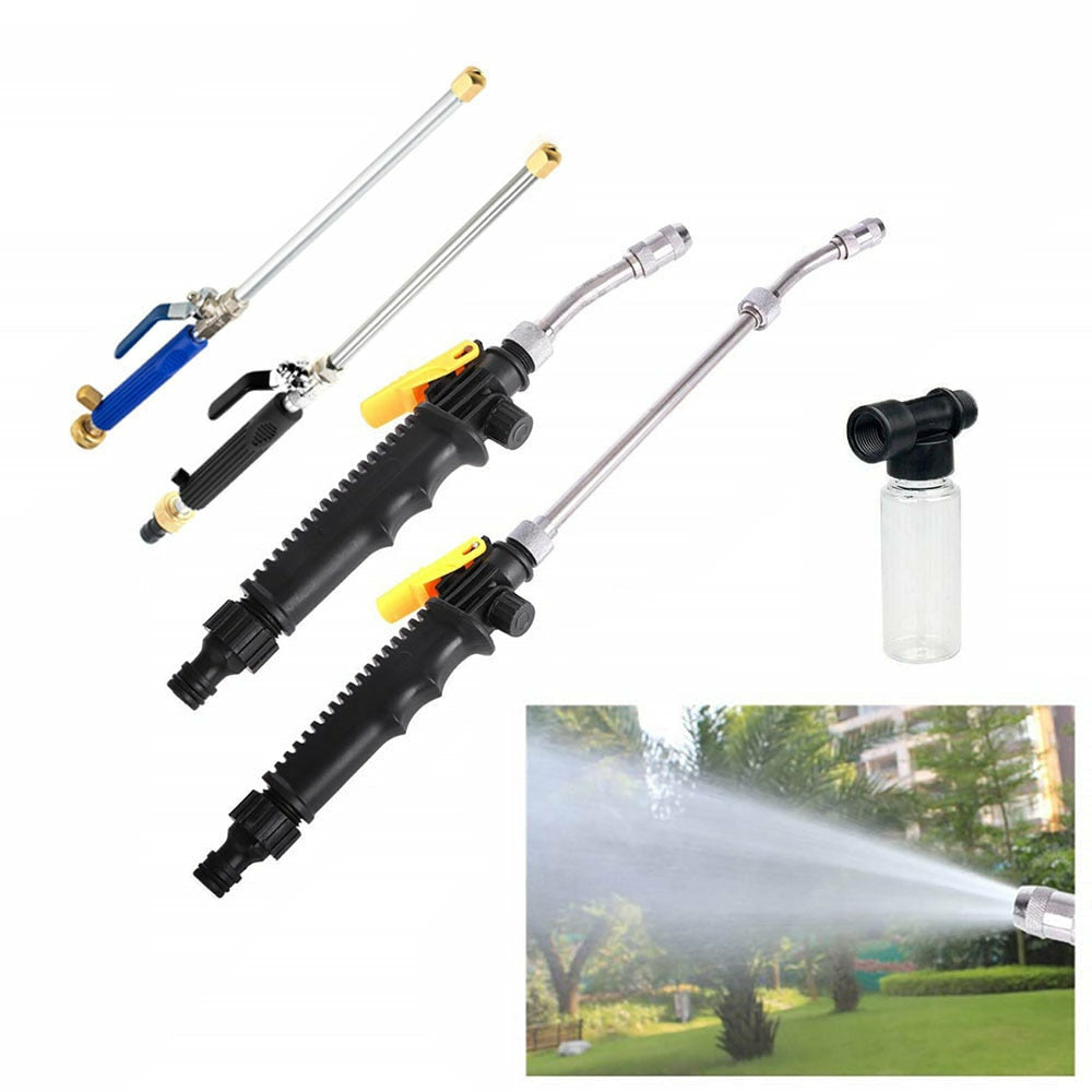 pressure sprayer for garden hose Car High Pressure Water Gun Metal Water Jet Garden Hose Nozzle Sprayer 11.8inch As shown