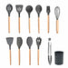 Silicone Kitchenware Cooking Utensils Set Heat Resistant Kitchen Cooking Utensils