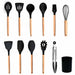 Silicone Kitchenware Cooking Utensils Set Heat Resistant Kitchen Cooking Utensils