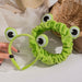 Funny Frog Headband Wide-Brimmed Women Elastic Hairbands Cute Girls Hair Bands