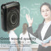Portable Voice Amplifier PR16R Teacher Microphone Speaker 12W FM Recording Mp3 Player