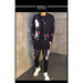 Men Printed Tracksuit Fashion Printing Set Spring Sports Suit 2 Piece Sets