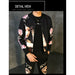 Men Printed Tracksuit Fashion Printing Set Spring Sports Suit 2 Piece Sets
