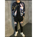 Men Printed Tracksuit Fashion Printing Set Spring Sports Suit 2 Piece Sets