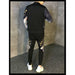 Men Printed Tracksuit Fashion Printing Set Spring Sports Suit 2 Piece Sets