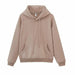 Women Tracksuits Hooded Sweatshirts Autumn Winter Fleece Oversize Hoodies Solid Color Jackets