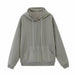 Women Tracksuits Hooded Sweatshirts Autumn Winter Fleece Oversize Hoodies Solid Color Jackets