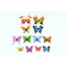 12pcs/set 3D Double Layer Colorful Butterfly Wall Sticker Home Decoration
