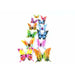 12pcs/set 3D Double Layer Colorful Butterfly Wall Sticker Home Decoration