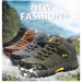 Men Waterproof Leather Boots Sneaker Warm Hiking Outdoor Boots