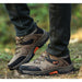 Men Waterproof Leather Boots Sneaker Warm Hiking Outdoor Boots