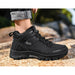Men Waterproof Leather Boots Sneaker Warm Hiking Outdoor Boots