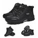 Men Waterproof Leather Boots Sneaker Warm Hiking Outdoor Boots