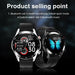 Smart Watch Men Bluetooth Custom Dial Touch Screen Waterproof Android IOS Fitness Tracker
