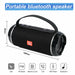 TG116C Portable Bluetooth Speaker Wireless Sound Bar 3D Stereo Column Subwoofer