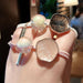 Women Hairbands Big Crystal Pearl Elastic Rubber Band for Girl Fashion