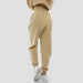Fall Winter Women Sets Extra Long Hooded Suits Fleece Oversized Sweatshirt Elastic Waist Harem Pants