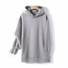 Fall Winter Women Sets Extra Long Hooded Suits Fleece Oversized Sweatshirt Elastic Waist Harem Pants