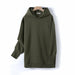 Fall Winter Women Sets Extra Long Hooded Suits Fleece Oversized Sweatshirt Elastic Waist Harem Pants