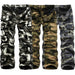 Fleece Cargo Pants Men Casual Loose Multi-pocket Trousers Men Winter Military Army Combat CamouflageTactical Pants