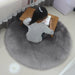 Warm Hairy Carpets Soft Artificial Sheepskin Rug Carpet Circular Fur Mats