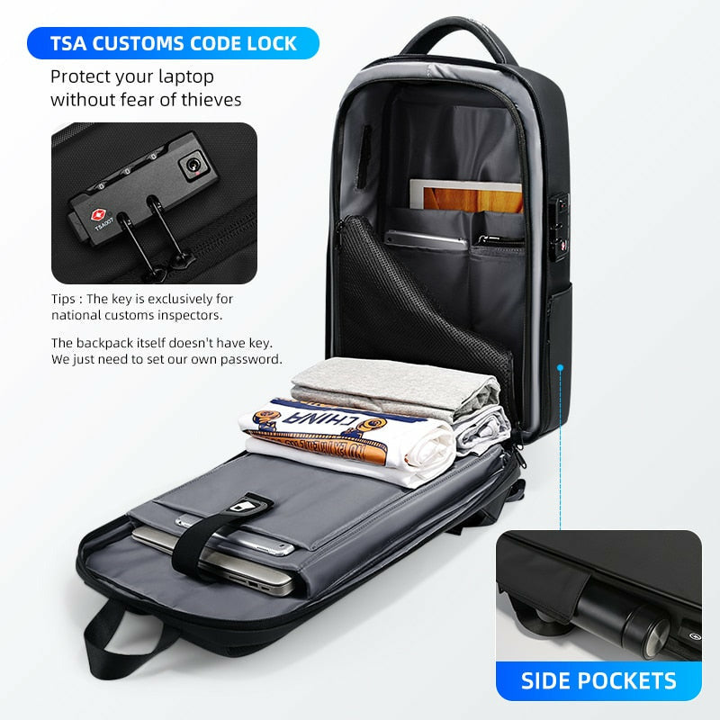 Atomic Computer Bag Unique Design Laptop Backpack Anti-Theft Waterproof USB Charging Bags ...