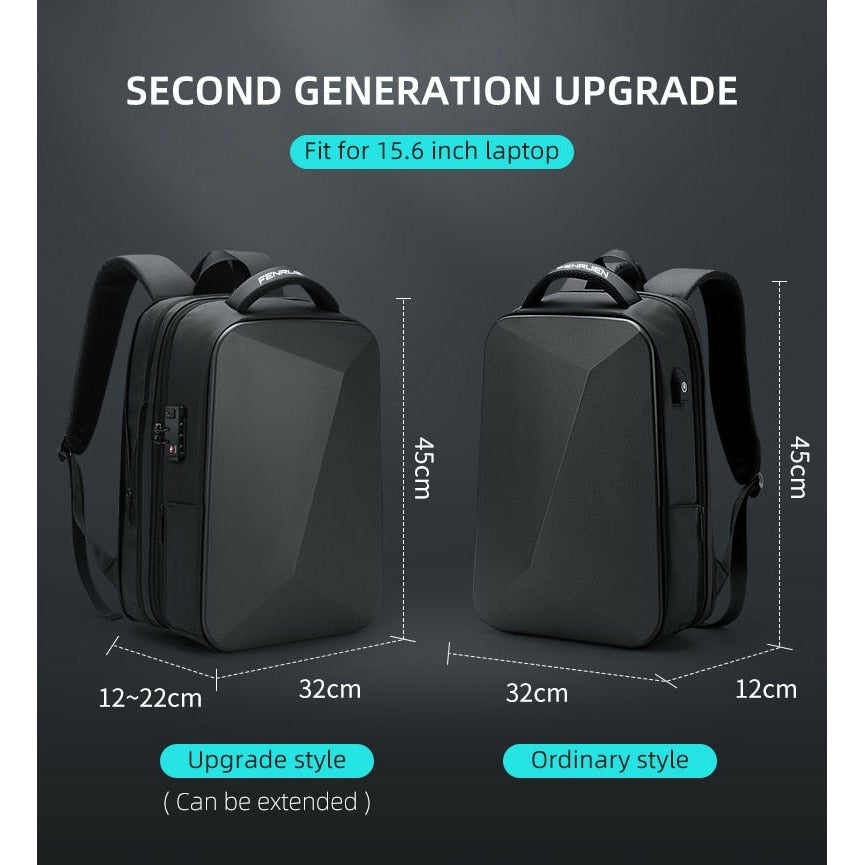 Atomic Computer Bag Unique Design Laptop Backpack Anti-Theft Waterproof USB Charging Bags ...