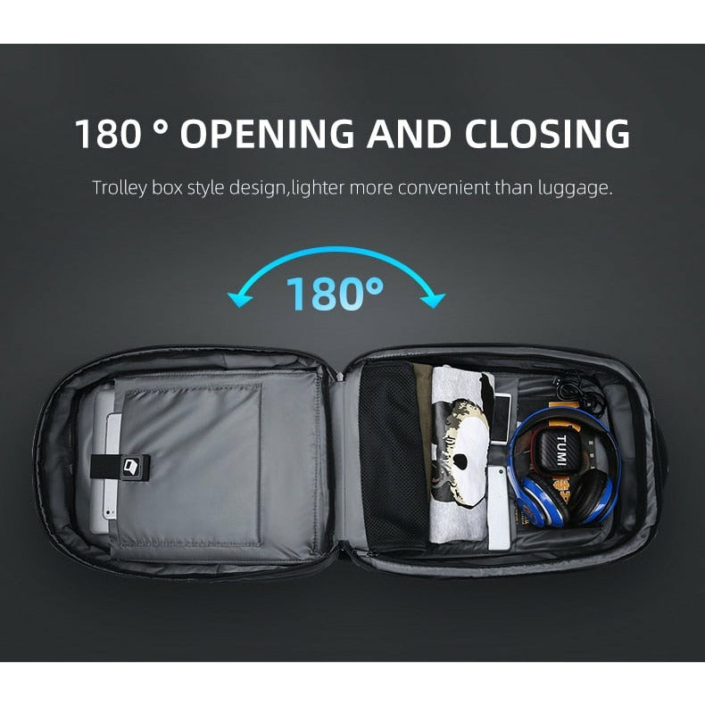 Atomic Computer Bag Unique Design Laptop Backpack Anti-Theft Waterproof USB Charging Bags ...