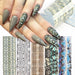 Nail Foils Stickers Snake Print Leopard Wild Animal Skin Slider Sticker