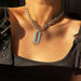 Gothic Shaver Pendant Necklace Jewelry Women Fashion Gothic Choker Chain Necklace