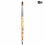 Crystal Acrylic Nail Art Brush UV Gel Carving Pen DIY Nail Drawing Brush