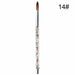 Crystal Acrylic Nail Art Brush UV Gel Carving Pen DIY Nail Drawing Brush