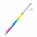 Crystal Acrylic Nail Art Brush UV Gel Carving Pen DIY Nail Drawing Brush