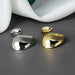 Sterling Silver Rings Men Women Vintage Gold Silver Rings Fashion Jewelry