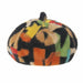 Women Men Winter Soft Warm Hats Outdoor Multicolor Rainbow Faux Fur Bucket Hats