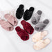 Winter Women House Slippers Faux Fur Fashion Warm Shoes Slip on Furry Slippers