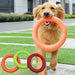 Pet Flying Discs Dog Training Ring Puller Resistant Bite Floating Toy
