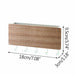 Wall-Hung Type Wooden Decorative Wall Shelf Hanger Organizer Key Rack